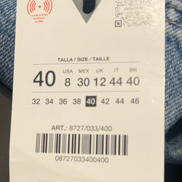 Zara High Waist Barrel Jeans - Picture 7 of 7